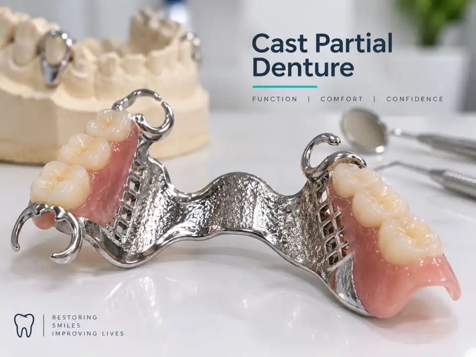 Cast Partial Denture treatment at Brush & Floss Dental Clinic Rawalpindi