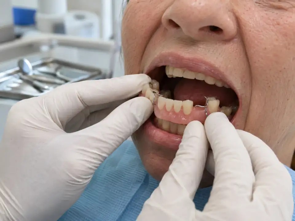 Removable Partial Denture treatment at Brush & Floss Dental Clinic Rawalpindi